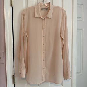 Everlane Relaxed-fit Silk Button Down* Size 10 *Pale Pink * Excellent condition